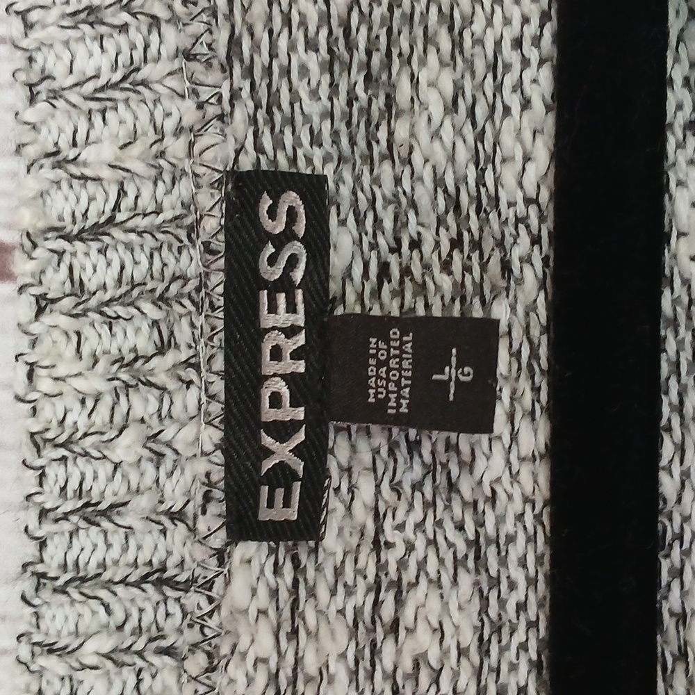 Express Split Side Pullover Sweater Size Large - image 2